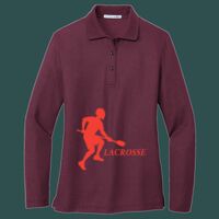 Women's Silk Touch Long Sleeve Polo Thumbnail