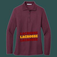 Women's Silk Touch Long Sleeve Polo Thumbnail