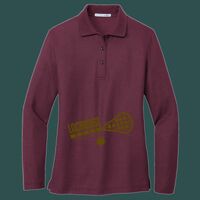 Women's Silk Touch Long Sleeve Polo Thumbnail