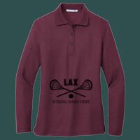 Women's Silk Touch Long Sleeve Polo Thumbnail