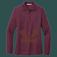 Women's Silk Touch Long Sleeve Polo Thumbnail
