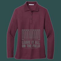 Women's Silk Touch Long Sleeve Polo Thumbnail
