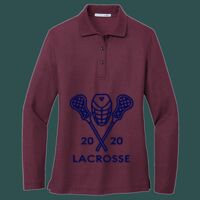 Women's Silk Touch Long Sleeve Polo Thumbnail