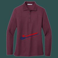 Women's Silk Touch Long Sleeve Polo Thumbnail