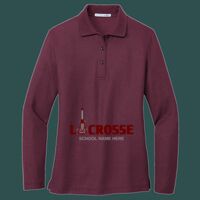 Women's Silk Touch Long Sleeve Polo Thumbnail