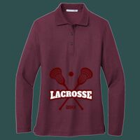 Women's Silk Touch Long Sleeve Polo Thumbnail