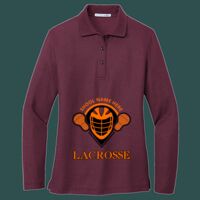 Women's Silk Touch Long Sleeve Polo Thumbnail