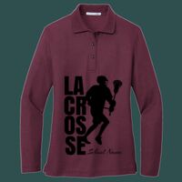 Women's Silk Touch Long Sleeve Polo Thumbnail
