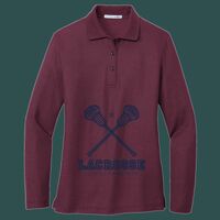 Women's Silk Touch Long Sleeve Polo Thumbnail