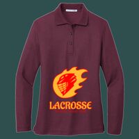 Women's Silk Touch Long Sleeve Polo Thumbnail