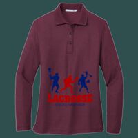 Women's Silk Touch Long Sleeve Polo Thumbnail