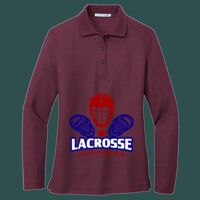 Women's Silk Touch Long Sleeve Polo Thumbnail