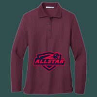 Women's Silk Touch Long Sleeve Polo Thumbnail