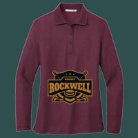 Women's Silk Touch Long Sleeve Polo Thumbnail