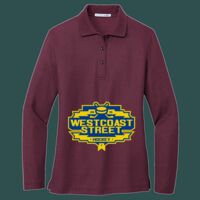 Women's Silk Touch Long Sleeve Polo Thumbnail