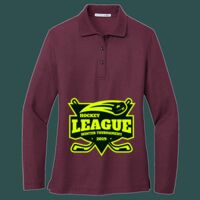 Women's Silk Touch Long Sleeve Polo Thumbnail