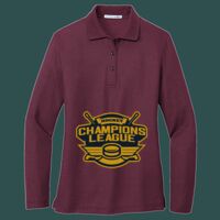 Women's Silk Touch Long Sleeve Polo Thumbnail
