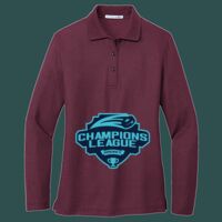 Women's Silk Touch Long Sleeve Polo Thumbnail