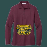 Women's Silk Touch Long Sleeve Polo Thumbnail