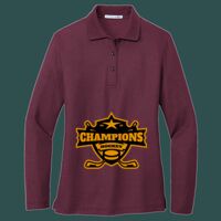 Women's Silk Touch Long Sleeve Polo Thumbnail