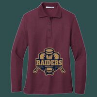 Women's Silk Touch Long Sleeve Polo Thumbnail