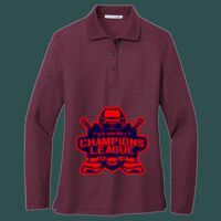 Women's Silk Touch Long Sleeve Polo Thumbnail