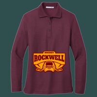 Women's Silk Touch Long Sleeve Polo Thumbnail