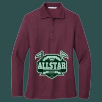 Women's Silk Touch Long Sleeve Polo Thumbnail