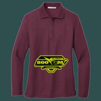 Women's Silk Touch Long Sleeve Polo Thumbnail