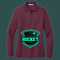 Women's Silk Touch Long Sleeve Polo Thumbnail