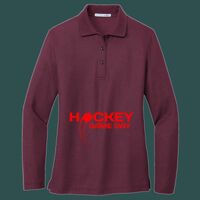 Women's Silk Touch Long Sleeve Polo Thumbnail