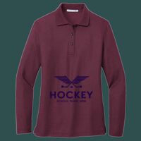 Women's Silk Touch Long Sleeve Polo Thumbnail