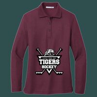 Women's Silk Touch Long Sleeve Polo Thumbnail