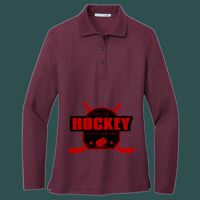 Women's Silk Touch Long Sleeve Polo Thumbnail
