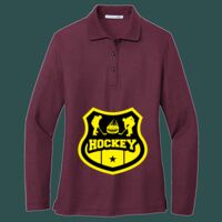 Women's Silk Touch Long Sleeve Polo Thumbnail
