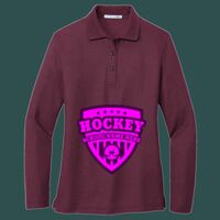 Women's Silk Touch Long Sleeve Polo Thumbnail