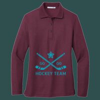 Women's Silk Touch Long Sleeve Polo Thumbnail
