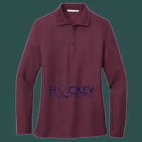 Women's Silk Touch Long Sleeve Polo Thumbnail