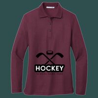 Women's Silk Touch Long Sleeve Polo Thumbnail