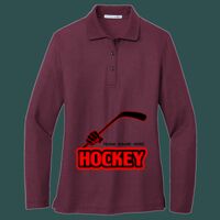 Women's Silk Touch Long Sleeve Polo Thumbnail
