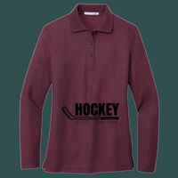 Women's Silk Touch Long Sleeve Polo Thumbnail