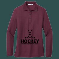 Women's Silk Touch Long Sleeve Polo Thumbnail