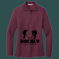 Women's Silk Touch Long Sleeve Polo Thumbnail