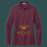 Women's Silk Touch Long Sleeve Polo Thumbnail