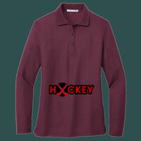 Women's Silk Touch Long Sleeve Polo Thumbnail