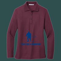 Women's Silk Touch Long Sleeve Polo Thumbnail
