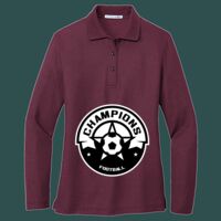 Women's Silk Touch Long Sleeve Polo Thumbnail