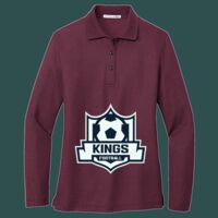 Women's Silk Touch Long Sleeve Polo Thumbnail