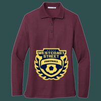Women's Silk Touch Long Sleeve Polo Thumbnail
