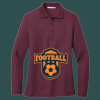 Women's Silk Touch Long Sleeve Polo Thumbnail